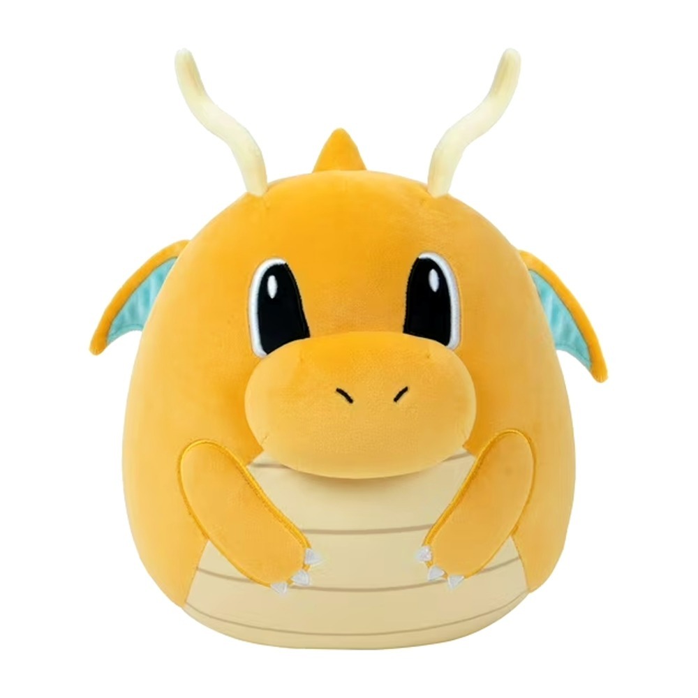NWT SQUISHMALLOW 10" Dragonite Pokemon Rare Plush Stuffed Animal Orange New Tag